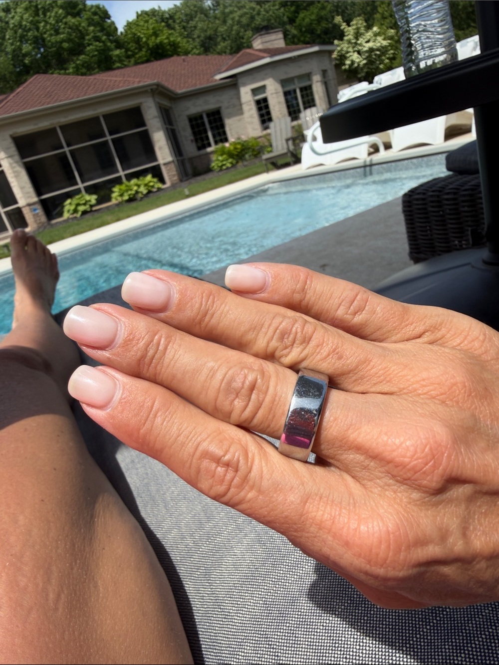 Oura 4 Silver Band Ring